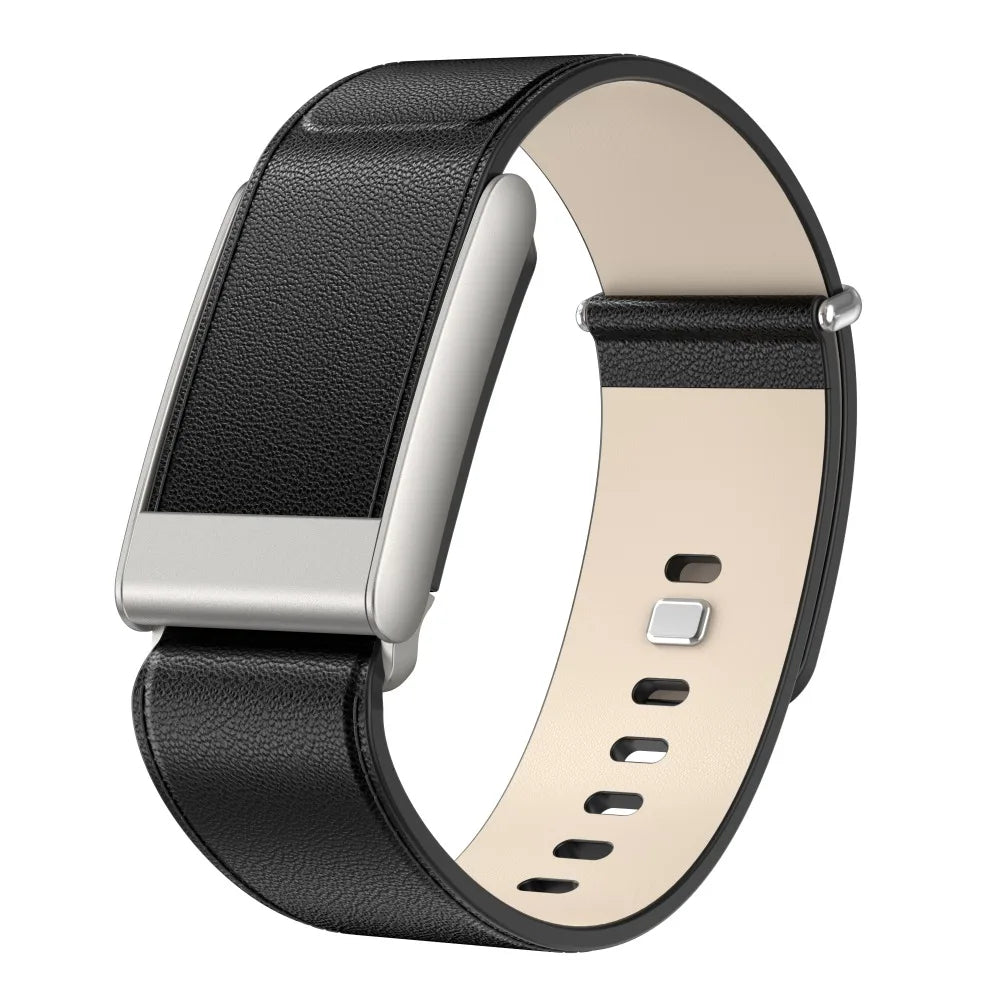 New Replacement Leather Strap Genuine Leather Adjustable Fitness Band Wristband for  5.0/MG