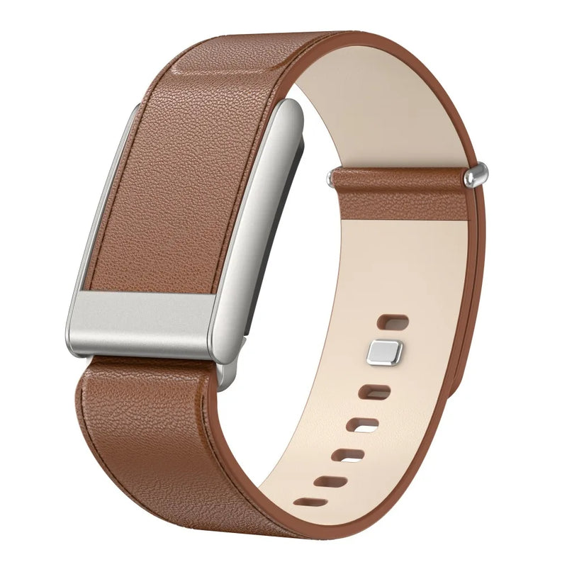 New Replacement Leather Strap Genuine Leather Adjustable Fitness Band Wristband for  5.0/MG