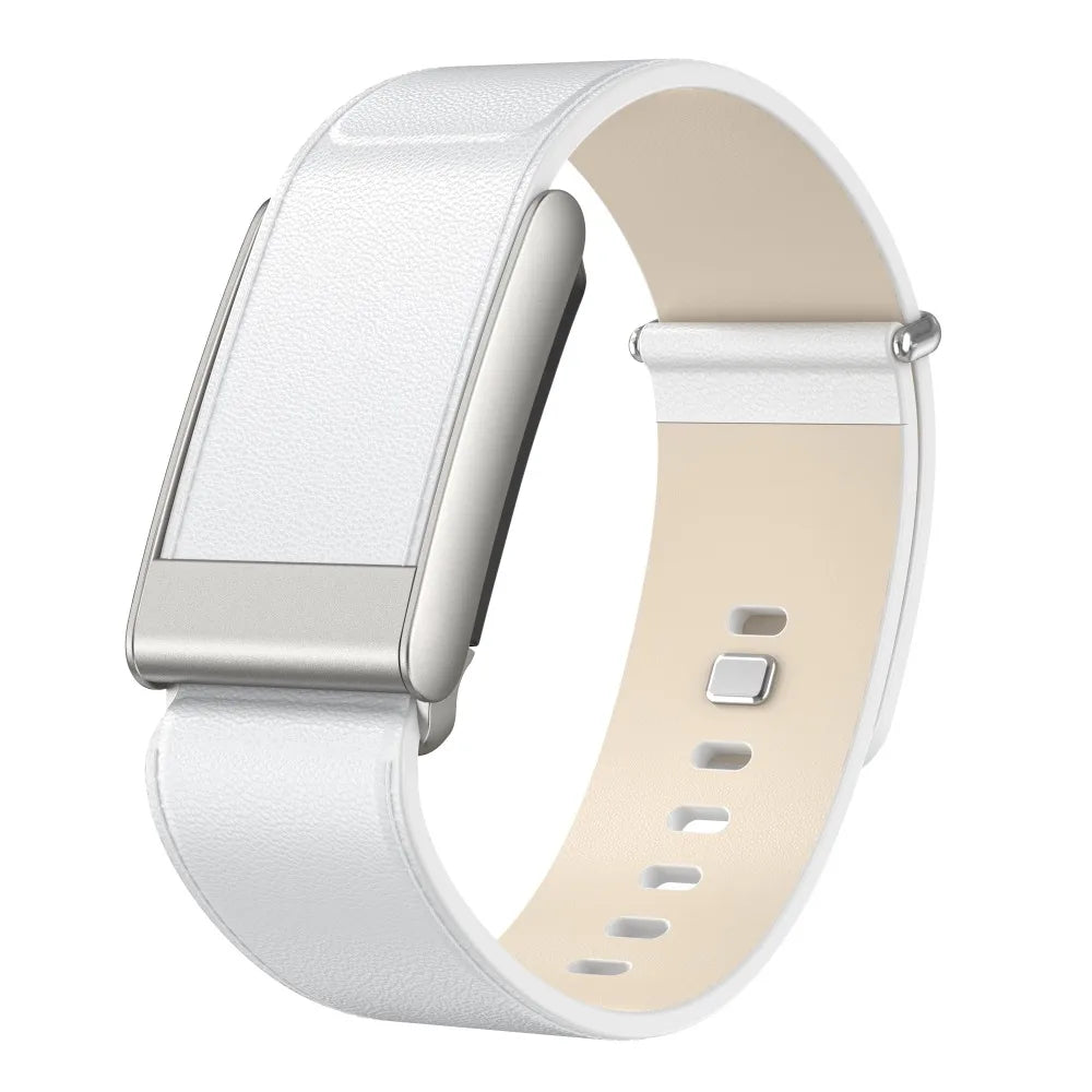 New Replacement Leather Strap Genuine Leather Adjustable Fitness Band Wristband for  5.0/MG