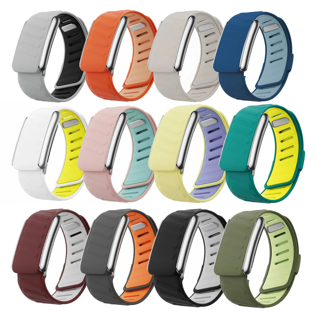 Compatible with WHOOP 5.0 Resist Silicone Wristband Strap Soft Wrist Adjustable for Whoop 5.0/MG Rubber Band