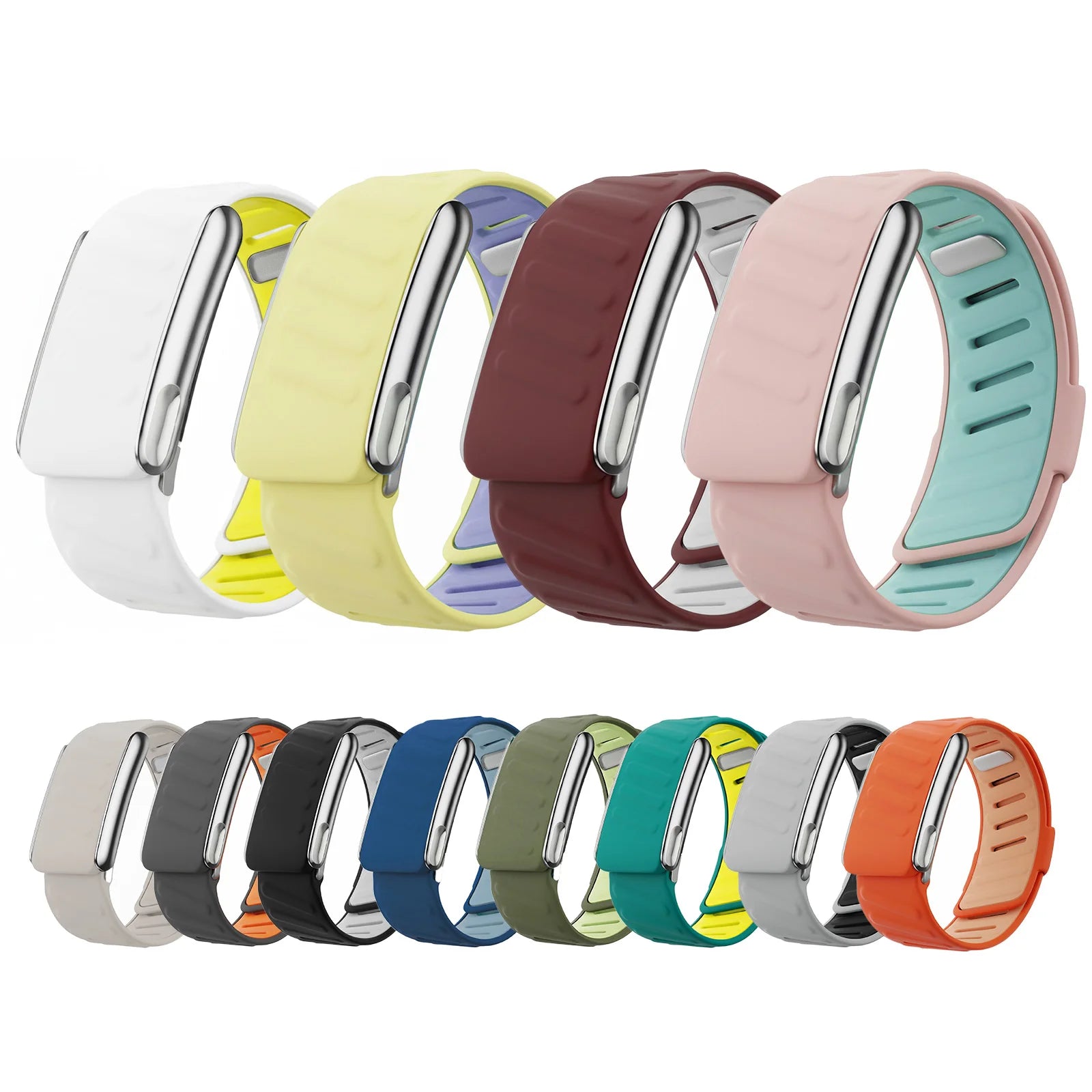 Compatible with WHOOP 5.0 Resist Silicone Wristband Strap Soft Wrist Adjustable for Whoop 5.0/MG Rubber Band